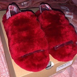 Ugg Fluff Yea Red